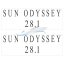Stickers Sun Odyssey 28 1 pour bateau