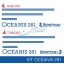 Stickers KIT Liseret OCEANIS 281 (Partie haute) pour bateau