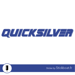 Stickers Quicksilver fun pour bateau