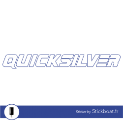 Stickers Quicksilver détouré pour bateau