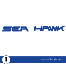 Stickers Sea Hawk (texte) pour bateau
