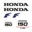 Stickers Moteur Honda 150 cv Four stroke pour bateau