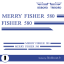 Stickers Liseret Merry Fisher 580 pour bateau