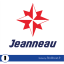 Stickers Jeanneau logo 2 couleurs Grande rose des vents (1er logo) pour bateau