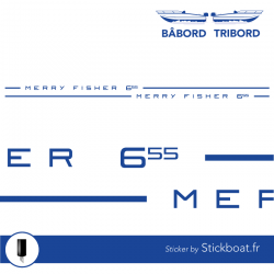 Stickers Liseret Merry Fisher 655 pour bateau