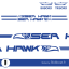 Stickers Sea Hawk 216 partie basse  pour bateau