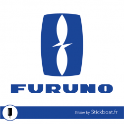 Stickers Sticker Furuno (modèle 3) pour bateau