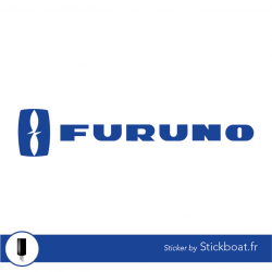 Stickers Sticker Furuno (modèle 4) pour bateau