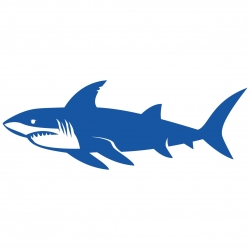 Stickers Requin 2 pour bateau
