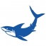 Stickers Requin 4 pour bateau