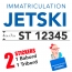 Stickers Immatriculation Jetski pour bateau
