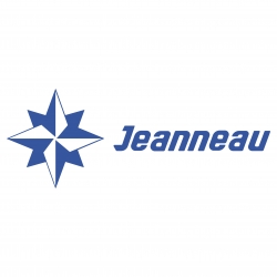 Stickers Jeanneau Ancien 1er logo (1 couleur) pour bateau