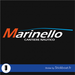 Stickers Marinello Cantiere Nautico (3 coul) pour bateau