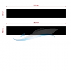 Stickers Bandes sur mesure pour bateau