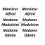 Stickers Pochoirs papiers multiples pour bateau