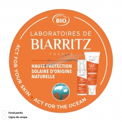 Stickers LABORATOIRE DE BIARRITZ - Rond 50cm pour bateau