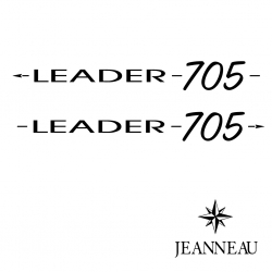 Stickers Jeanneau Leader 705 pour bateau
