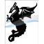 Stickers dragon pour bateau